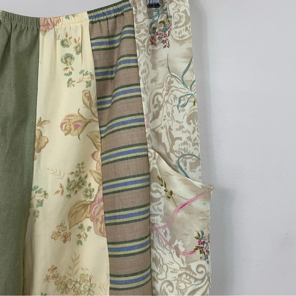 Lee Andersen Multimedia multicolor Wide legged pants-Medium - Picture 4 of 11